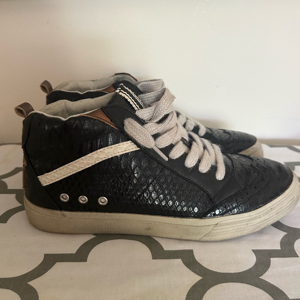 Stylish Black Kids Sneakers